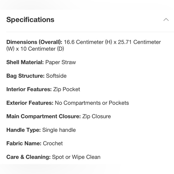 Straw Striped Soft Sided Shoulder Crochet Bag - Picture 5 of 5